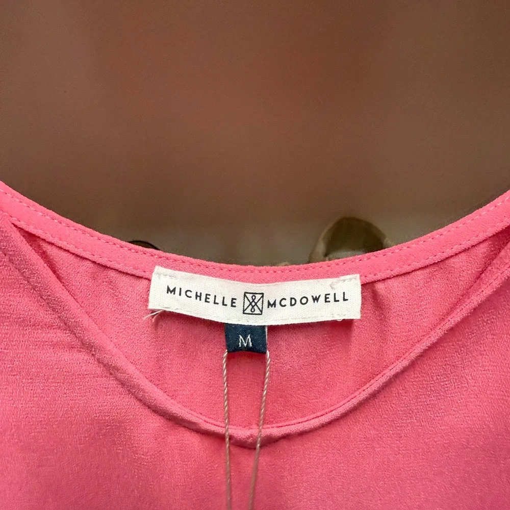 Pink Ruffled Women's Top - Picture 4 of 4